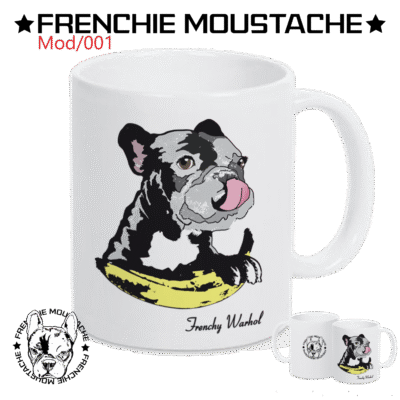 Frenchy Wharol – Mug en céramique blanche (Mod/001)