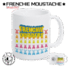 Frenchie Invaders – Mug en céramique blanche (Mod/008)