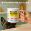 Frenchie Invaders – Mug en céramique blanche (Mod/008)