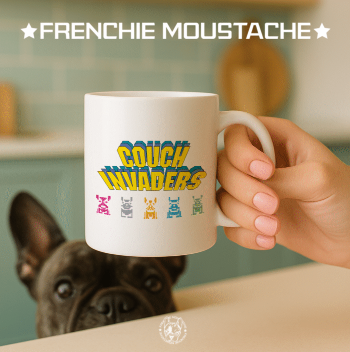 Couch Invaders – Mug en céramique blanche (Mod/007) Couch Invaders – Mug en céramique blanche (Mod/007)
