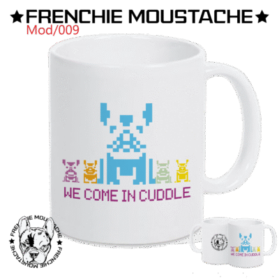 We Come In Cuddle – Mug en céramique blanche (Mod/009)