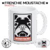 Frenchie Moustache The Giant – Mug en céramique blanche (Mod/010)