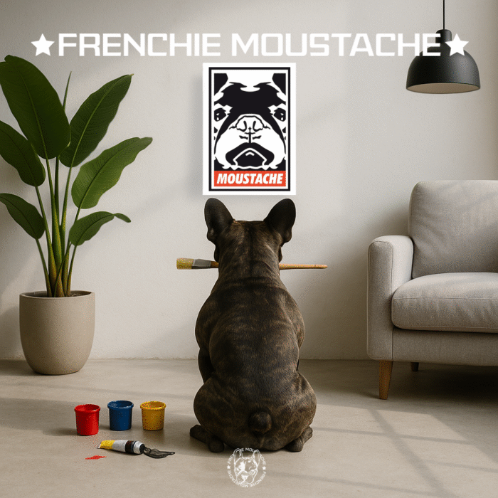 FrenchieMoustache_Tableau_Mod009_Moustachey Frenchie Moustache The Giant – Impression - (Mod/010)