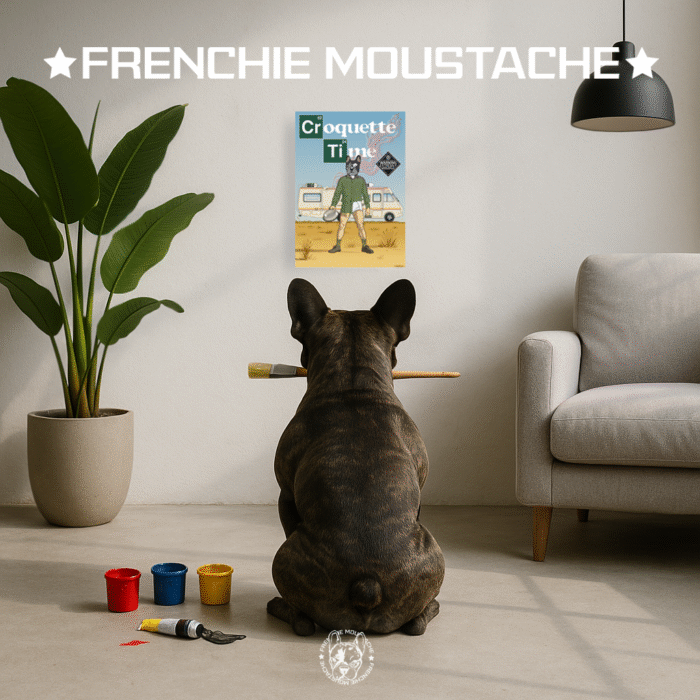 FrenchieMoustache_Tableau_Mod014_Croquette_Time Cook & Roll – Impression - (Mod/014)