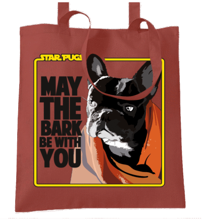 Star Pugs – ToteBag coton bio (Mod/002)