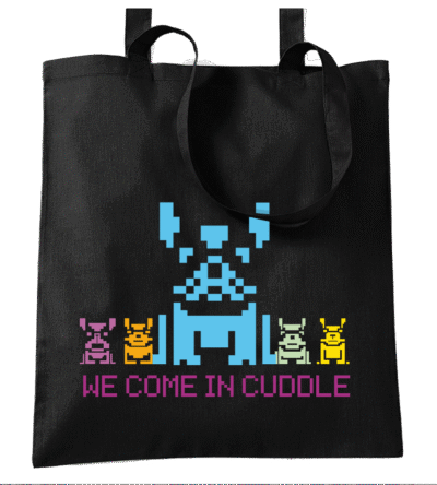 We Come In Cuddle – ToteBag coton bio (Mod/009)