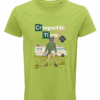 T-shirt Frenchie Moustache 100% coton bio - Mod/014 _ Cook and Roll _ Coupe Homme