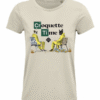 T-shirt Frenchie Moustache 100% coton bio - Mod/015 _ Breaking Miam Moustache _ Coupe Homme