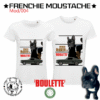 Frenchie Moustache - Boulette - T-shirt 100% coton bio