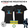 Frenchie Moustache - We come in cuddle - T-shirt 100% coton bio