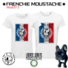 Frenchie Moustache - Liberté Égalité Moustache - T-shirt 100% coton bio