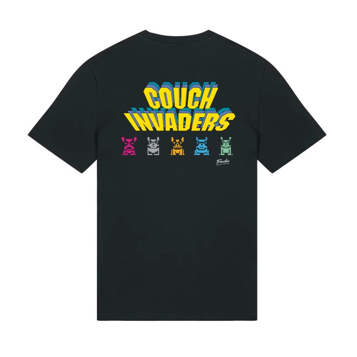Couch Invaders – T-shirt coton bio (Mod/007)
