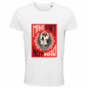 T-shirt Frenchie Moustache 100% coton bio - Mod/011 _ Make Fart _ Coupe Homme