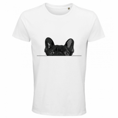 Frenchie Moustache - Youhou !!! - T-shirt 100% coton bio