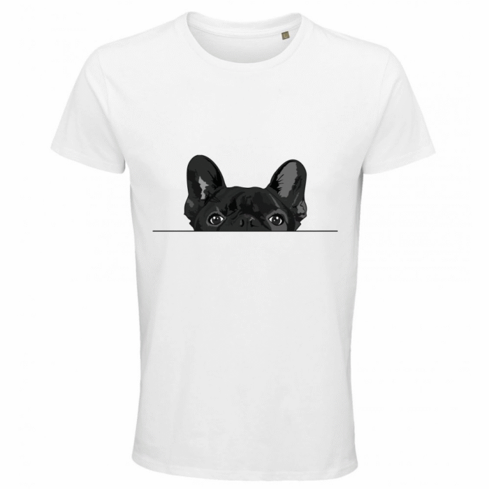 Frenchie Moustache - Youhou !!! - T-shirt 100% coton bio Frenchie Moustache - Youhou !!! - T-shirt 100% coton bio