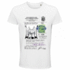 T-shirt Frenchie Moustache 100% coton bio - Mod/006 _ La Licence _ Coupe Homme