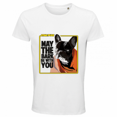 Frenchie Moustache - Star Pugs - T-shirt coton bio