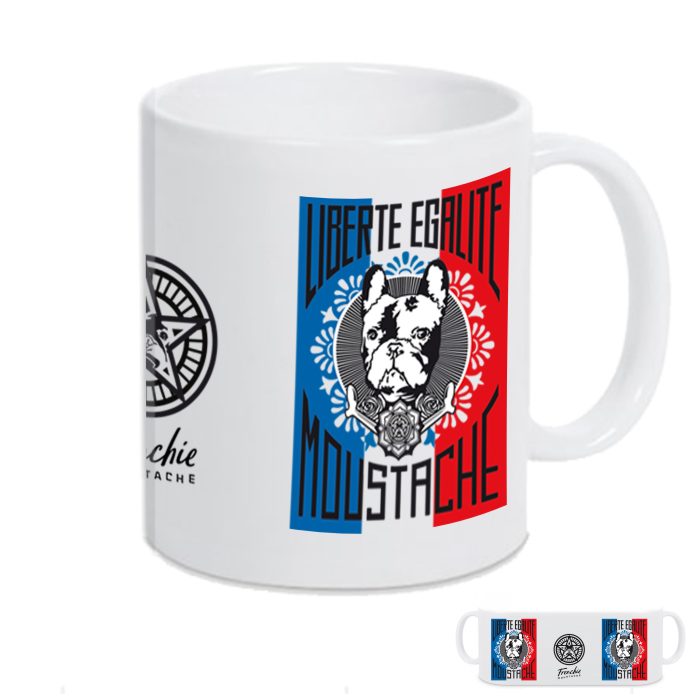 Liberté Égalité Moustache – Mug (Mod/012)