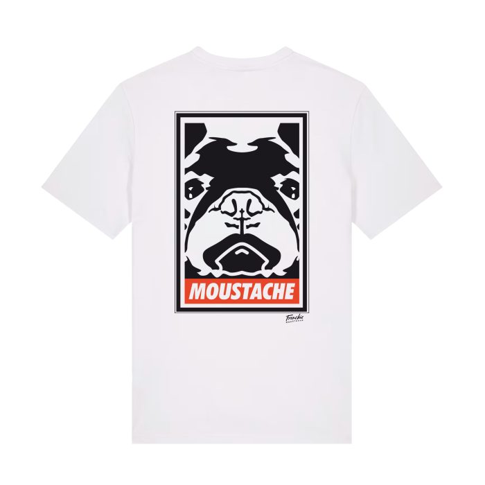 Frenchie Moustache The Giant – T-shirt coton bio (Mod/010)