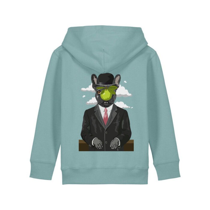 bxgpg-back Le Moustache de l'homme – Sweat-shirt enfant coton bio (Mod/018)