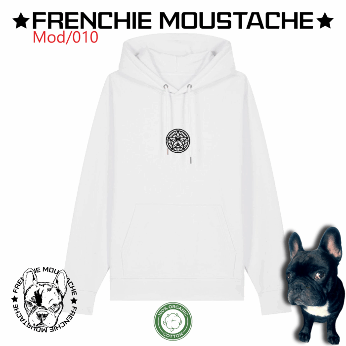 Frenchie Moustache The Giant – Sweat-shirt Enfant coton bio (Mod/010)