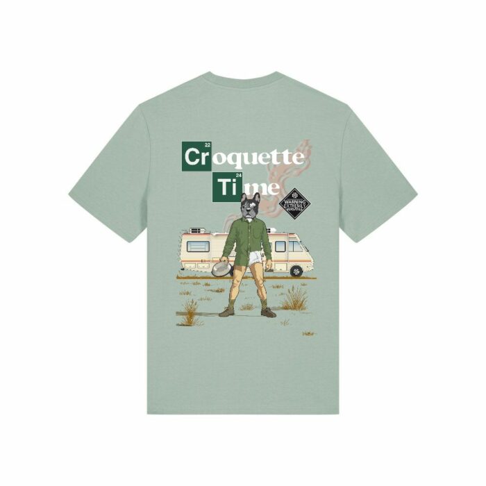 Planche Tee-shirts Croquette Time - Mod014 - 100% coton bio - Certifié GOTSPlanche Tee-shirts Croquette Time - Mod014 - 100% coton bio - Certifié GOTS