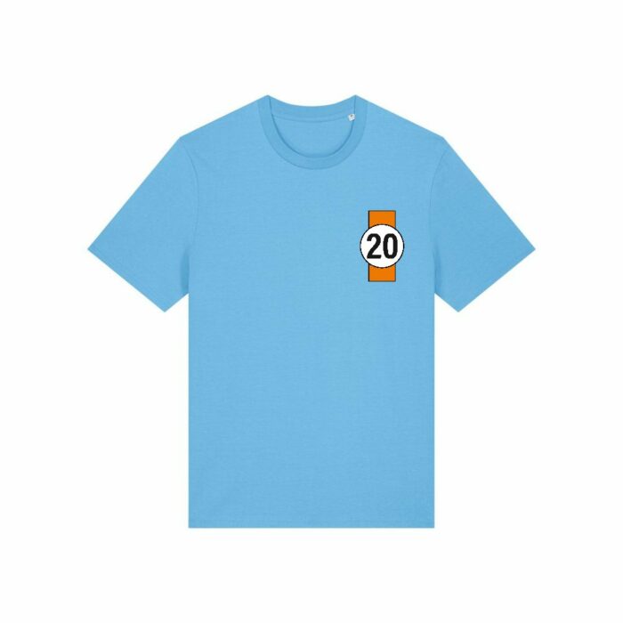 Frenchie Moustache - Le Banc - T-shirt 100% coton bio - Certifié GOTS