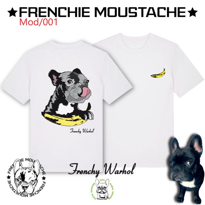 Mod/001 - Frenchy Warhol - Tee-shirt bio certifié GOTS