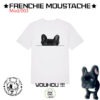 Frenchie Moustache - Youhou !!! - T-shirt 100% coton bio - Certifié Gots