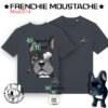 T-shirt Frenchie Moustache 100% coton bio - Mod/013 _ I'm The Bark - Certifié GOTS