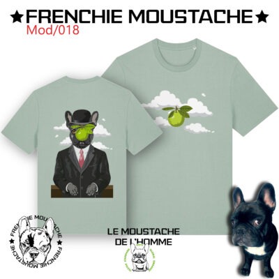 Planche Tee-shirt le Moustache de l'homme - Mod018 - 100% coton bio - Certfié GOTS
