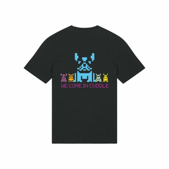 Frenchie Moustache - We come in cuddle - T-shirt 100% coton bio - Certfié GOTS