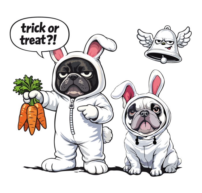 trick or treat Mod024 - Planche Tee-shirt - Bad Bunny - Certifié GOTS