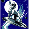 Cosmic Moustache – T-shirt coton bio - Blue Soul - (Mod/025)