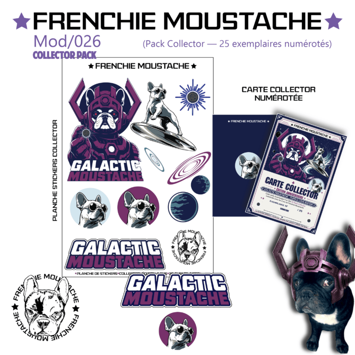Galactic Moustache Pack Collector – Purple Love Edition – Mod/026