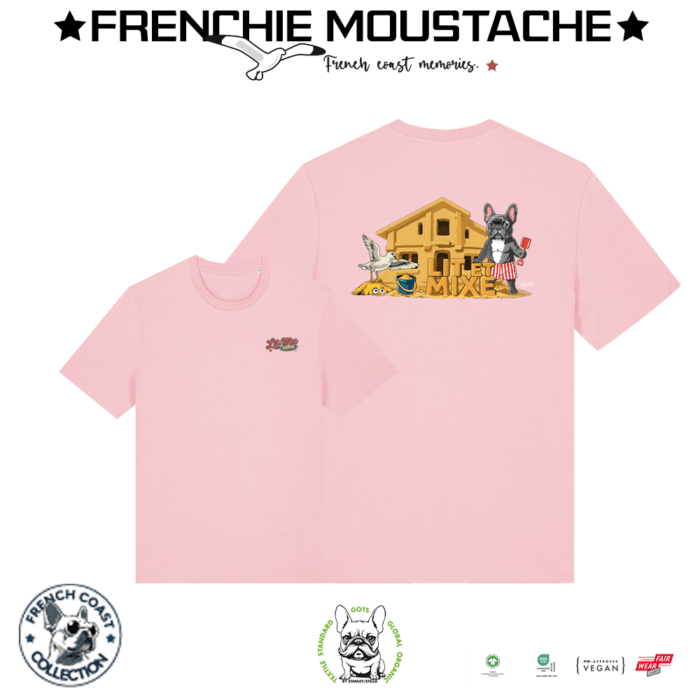 Lit & Mixe en sable – T-shirt coton bio