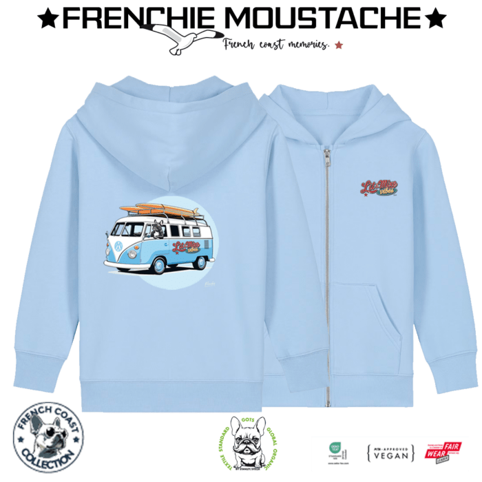 Lit & Mixe en Van – Zippé Enfant - Coton bio