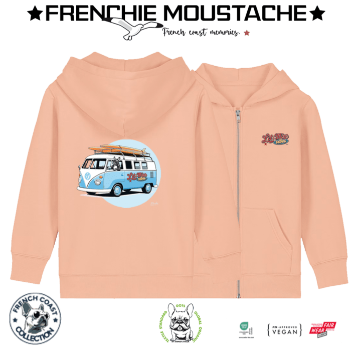 Lit & Mixe en Van – Zippé Enfant - Coton bio
